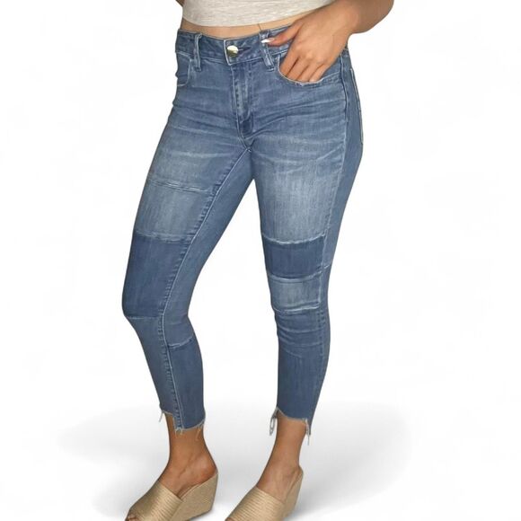 AE Paneled, Two=Tone Skinny Jeans - Picture 1 of 8